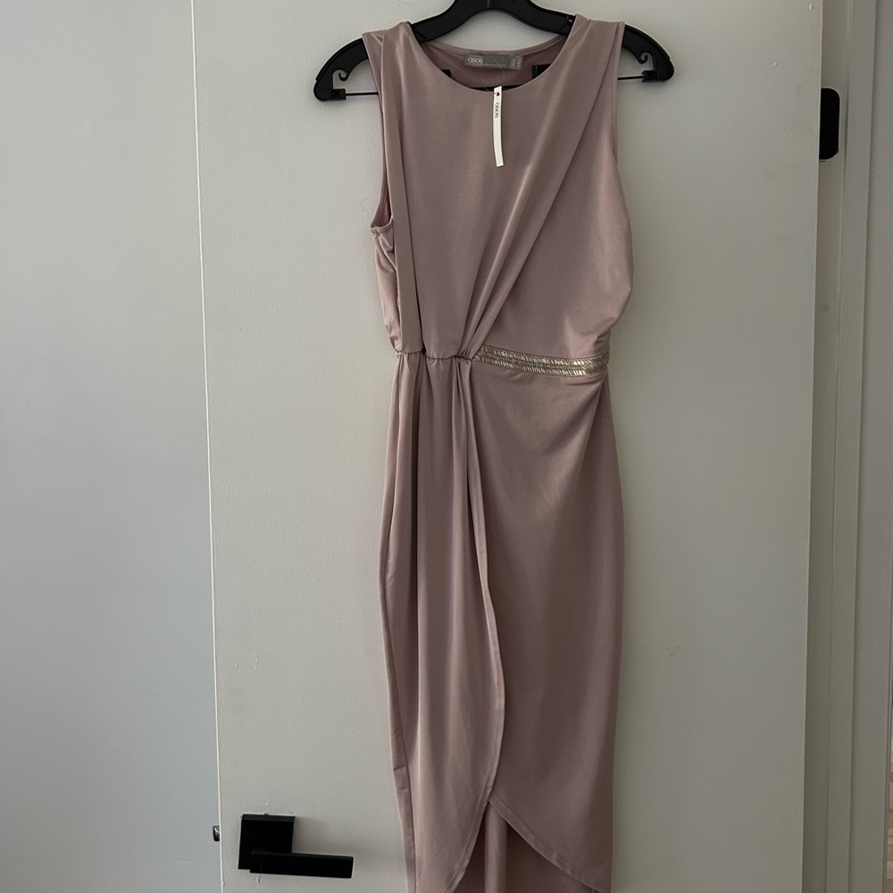 ASOS Embellished Trim Waist Body-conscious Dress